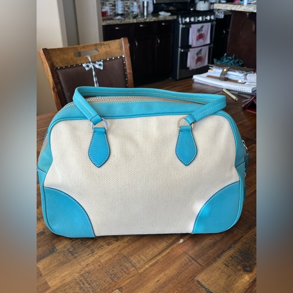 Prada Leather Nappa Light Blue Shoulder Bag - Picture 10 of 16